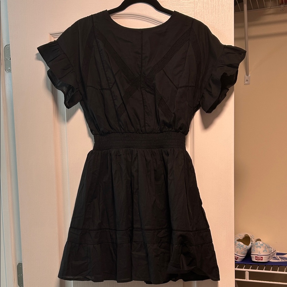Vici Sweet On You Ruffle Poplin Mini Dress